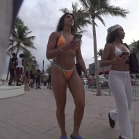 Orange thong hottie