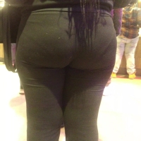 Ebony panty lines