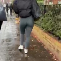 Thick booty in grey