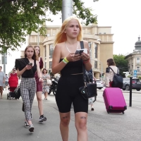 Blonde punk