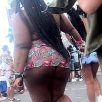 Cheeks all out