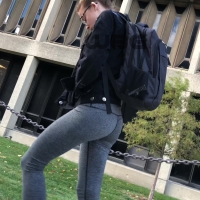 Grey leggings coed