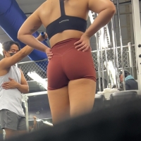 Thick thighed Asian