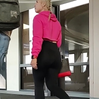 Airport hottie