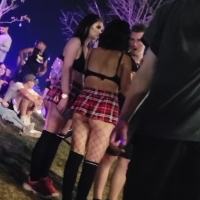 School girl ravers