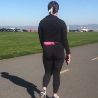 Athletic big booty girl
