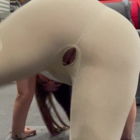 Gym pussy