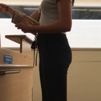 Tight leggings ass