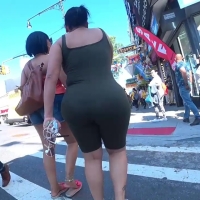 Green Latina bubble