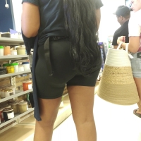 Ebony spandex booty (part 1)