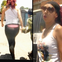 Latina milf in leggings