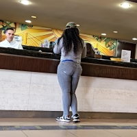Hotel desk booty