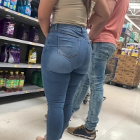 Two babes in jeans