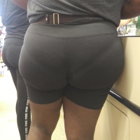 Ebony panty lines
