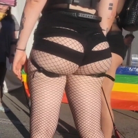 Bubble in ripped shorts (part 1)