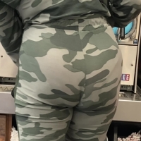 Ebony camo milf