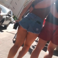 Denim cheeks