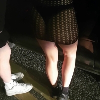 See through skirt