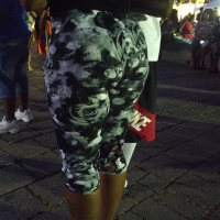 Ebony booty at night