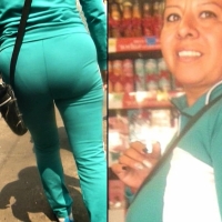 Green Latina milf