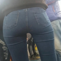 Big gap in jeans