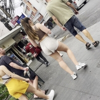 Tan shorts booty (part 2)