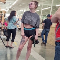 Cheeky sexy nerd