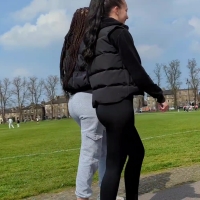 Tight sweats and leggings