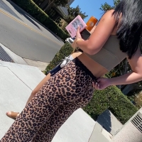 Cheetah pants