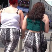 Three patterned girls