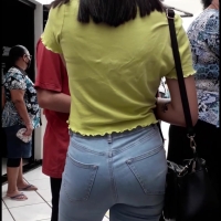 Brunette jeans booty (part 2)