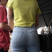Brunette jeans booty (part 3)