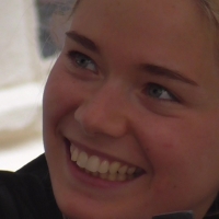Beautiful blonde face