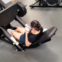 Gym cleavage