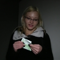 Nerdy blonde fucked