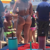 Tattooed cruise ass