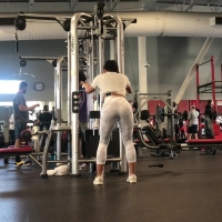 Asian gym babe