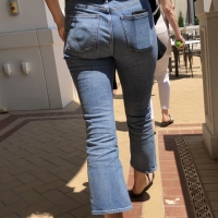 Milf ass in jeans