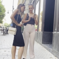 Dress pants booty