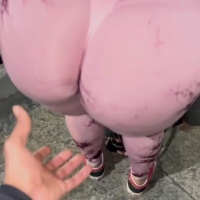 Ebony milf grope