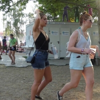 Pretty festival girl