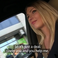 Blonde car fucking