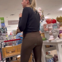 Blonde college girl