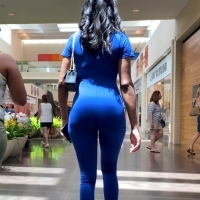 Blue onesie ebony