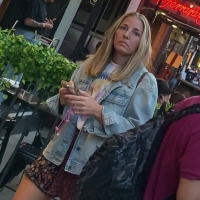 Blonde milf upskirt