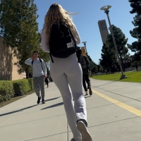 Grey leggings hottie