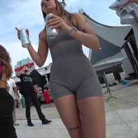 Blonde party babe
