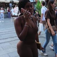 Brown leggings ebony