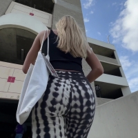 Black and white leggings
