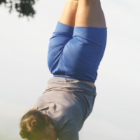 Hand standing ebony